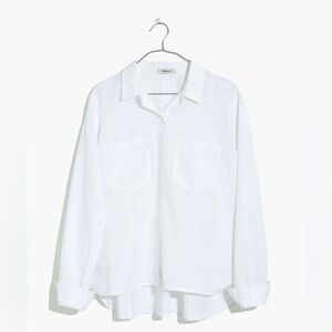 Madewell White Button Down Shirt